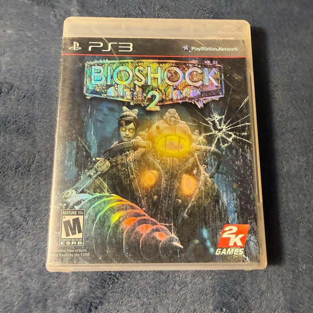 BioShock 2 (Sony PlayStation 3, 2010) Game & Case No Manual